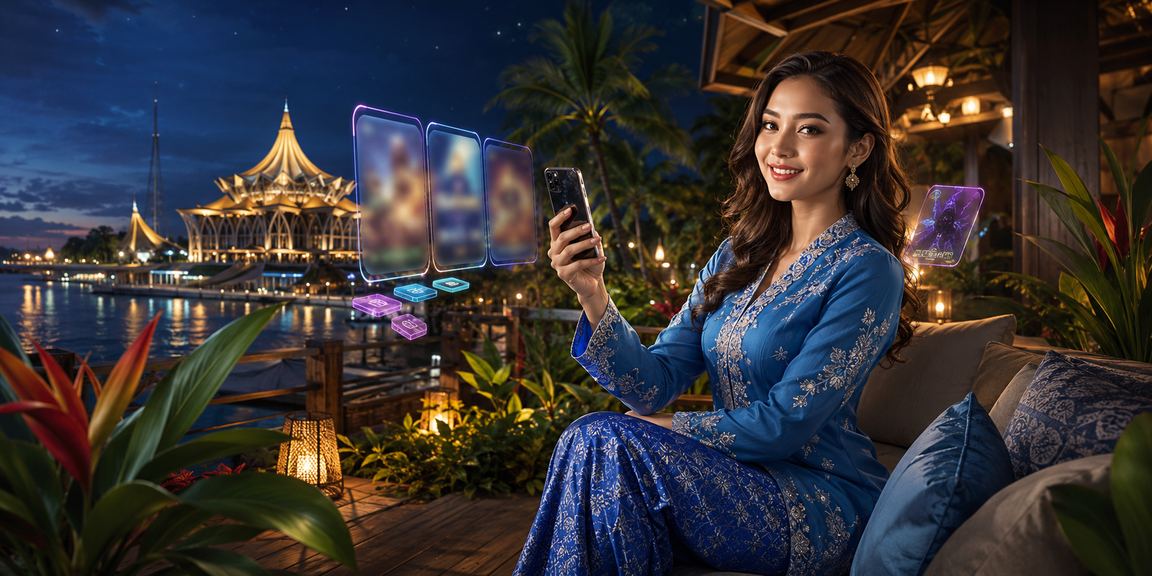 Pemain di Sarawak menyemak syarat bonus melalui aplikasi mudah alih 88300